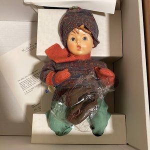 MJ Hummel Ride into Christmas collectible doll